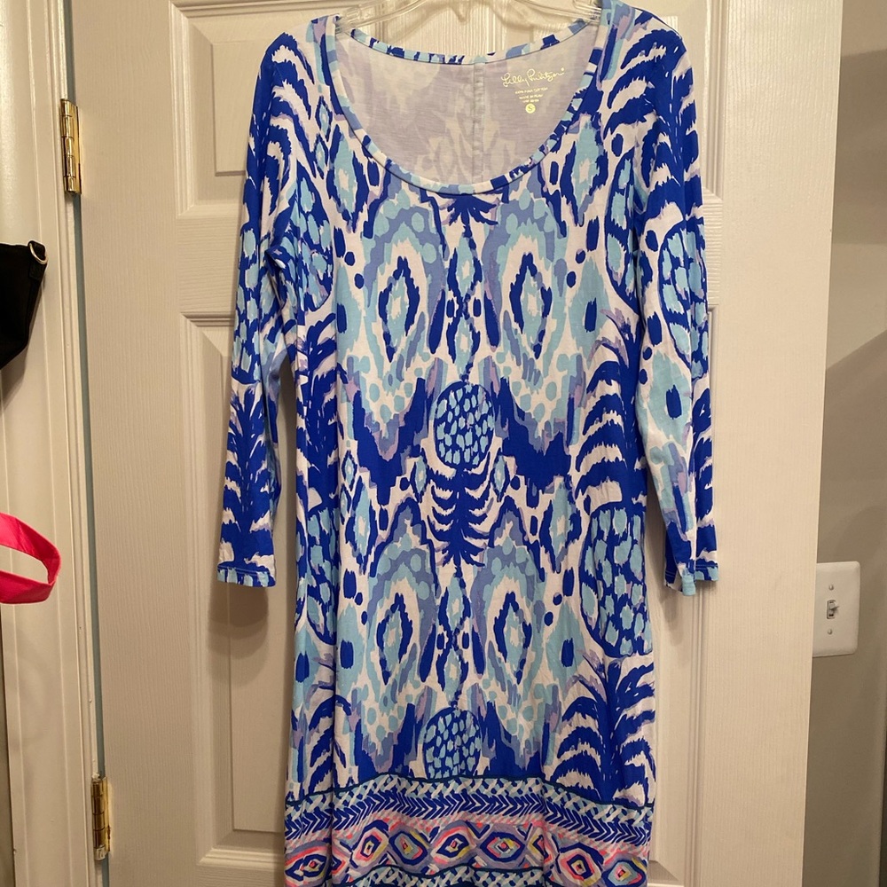 EUC Lilly Pulitzer 3/4 Sleeve Dress